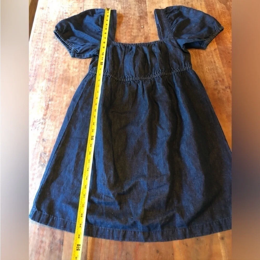 NWT J. Crew Square Neck Denim Mini Dress